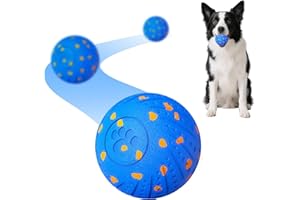 NETRCO Smart Interactive Dog Toys, Activated Moving, Bouncing, Rotating Ball for Medium/Large Dogs, 2025 E-TPU Material, Motion-Activated Dog Ball to Keep Them Busy, IP54 Waterproof, Christmas Dog Gift