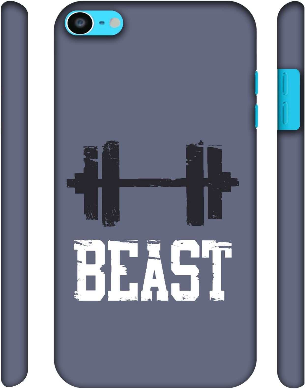 NattyCase Beast Gym Design 3D Printed Hard Back Case Cover for Apple iPod Touch 6th Generation