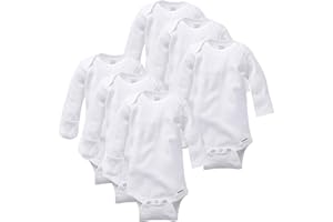 Gerber unisex-baby Multi-pack Long-sleeve Onesies Bodysuit Mitten Cuff Sizes