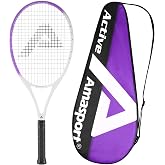 AMA SPORT Tennis Racket - Pre-Strung Light Balance 27 inch Tennis Racquet for Women and Men