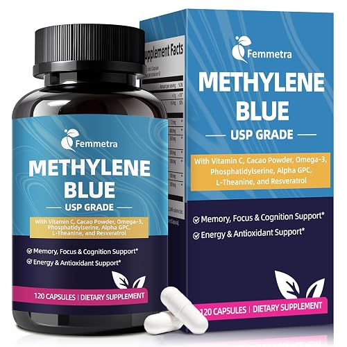 USP Pharmaceutical Grade Methylene Blue Capsules, Blue Methylene with ...