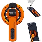 Tsedoo 3-in-1 Magnetic Phone Grip Stand with 360° Roration Angle Adjustment, Silicone Finger Ring & Fidget Toy Design, Gym Dual-Sided Magnetic Phone Kickstand for All Phones