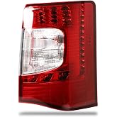 Tail Light Compatible With 2011-2016 Chrysler Town Country Passenger Side | Right side taillight,Rear light,Replace 5182530AE