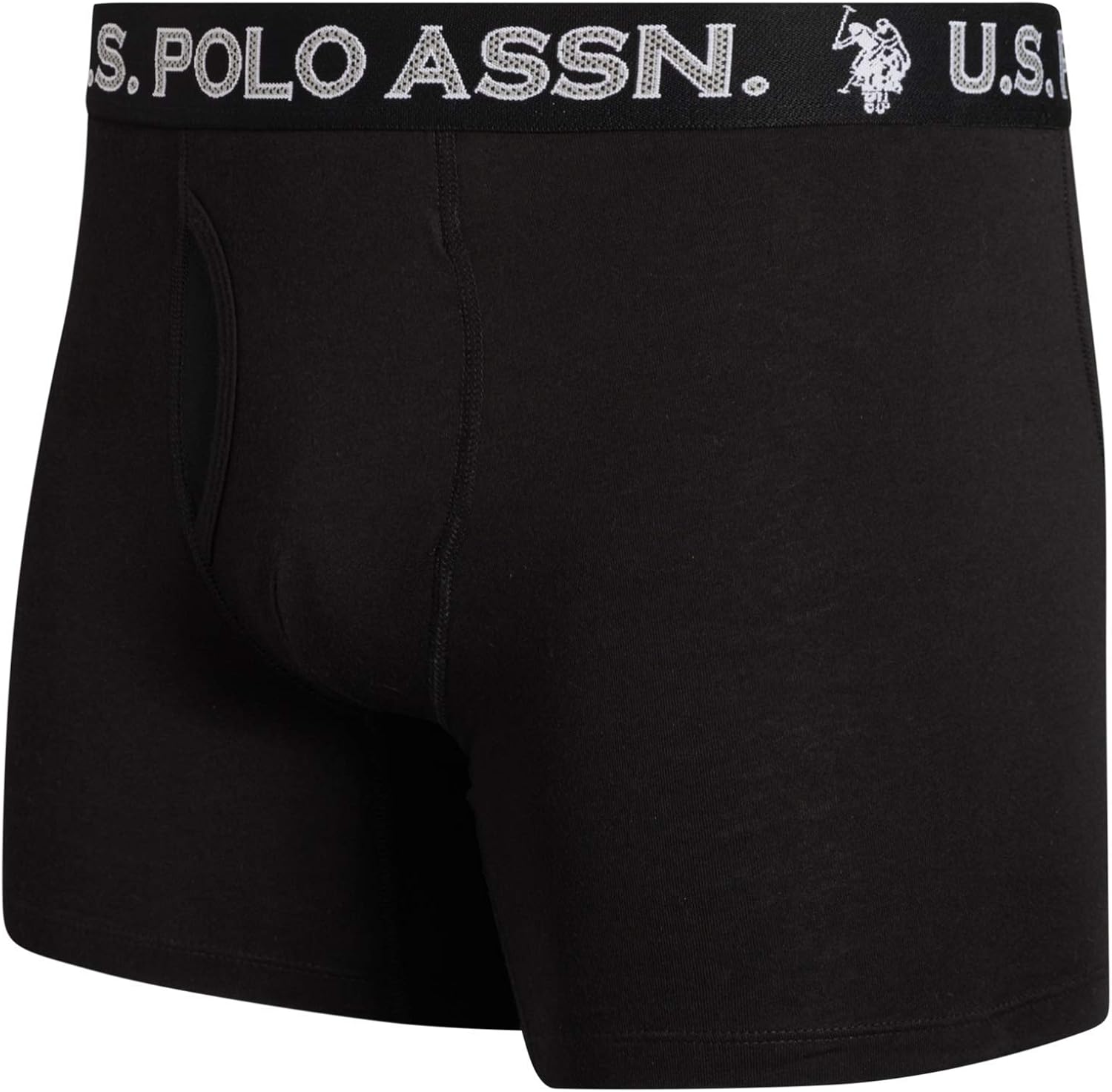U.S. Polo Assn. Men's Cotton Boxer Briefs Underwear with Breathable Mesh Fly (3 Pack) at  Men’s Clothing store