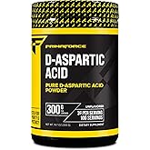 Primaforce D-Aspartic Acid 300 Grams (100 Servings), Unflavored, Vegetarian, Non-GMO