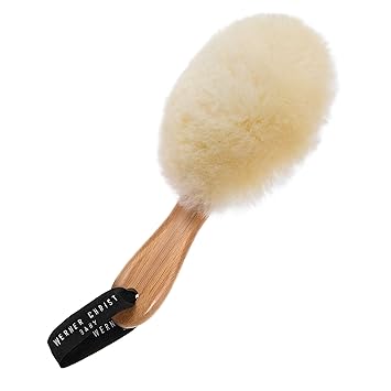 WERNER CHRIST BABY Babybürste – extra weiche Baby-Haarbürste aus 100% Naturhaar für sanfte Haarpflege bei Neugeborenen, Säugl