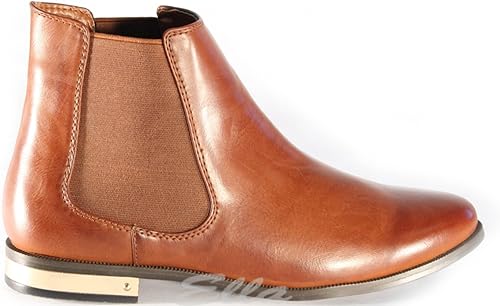 chelsea boots with gold trim