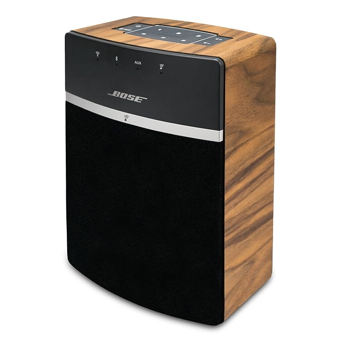 title=balolo, cassa Bose SoundTouch 10, alloggiamento in vero legno di noce