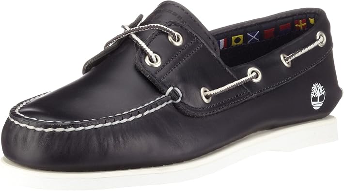 blue and white boat shoes