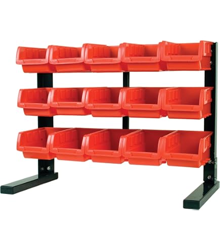 Amazon.com: MaxWorks 80695 Bench/Table Top 15-Bin Parts Rack