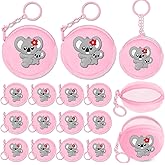 KeeStar 15 Pack Koala Coin Purse with Zipper Keychain,Wallet Bag Party Favors for Koala Birthday Party Decoration,Animal Themed Baby Shower,School Carnival Rewards,Travel,Classroom Prize