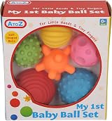 Atoz A to Z 61017 My First Baby Multi Textured Sensory Soft Balls view 3