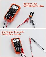 Crenova MS8233D Digital Multimeter 6000 Counts Volt/Amp/Ohm Capacitance view 6