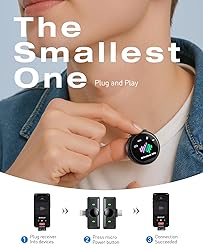 LID LIRDDY Wireless Lavalier Microphone for