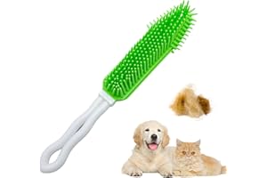 MDSTYLE Pet Hair Remover for Car Couch Clothes Furniture - Dog & Cat Fur Lint Removal Brush Soft Rubber Bristles