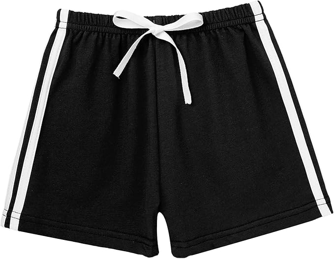Loodgao Kids Boys Girls Athletic Sport Shorts Drawstring Summer Sweat Shorts