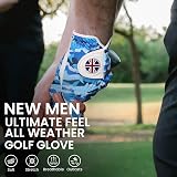 Finger Ten Golf Glove Men Left Hand Camouflage Ball Marker Weathersof view 7