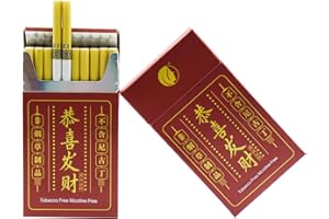 Fetcasy Wild Tea Herbal Cigarettes - Tobacco and Nicotine Free - 2 Packs 40 Smokes