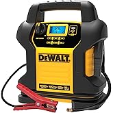 DEWALT DXAEJ14 1600 Peak Amp Jump Starter with 120 PSI Air Inflator | For 4, 6 and 8-cylinder Gas and Diesel Cars, Trucks, Motorcycles, SUV's, Boats, ATV's, and RV's, USB charging and LED Light