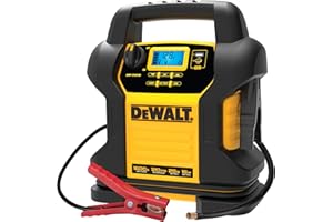 DEWALT DXAEJ14-Type3 Digital Portable Power Station Jump Starter - 1600 Peak Amps with 120 PSI Compressor, AC Charging Cube, 