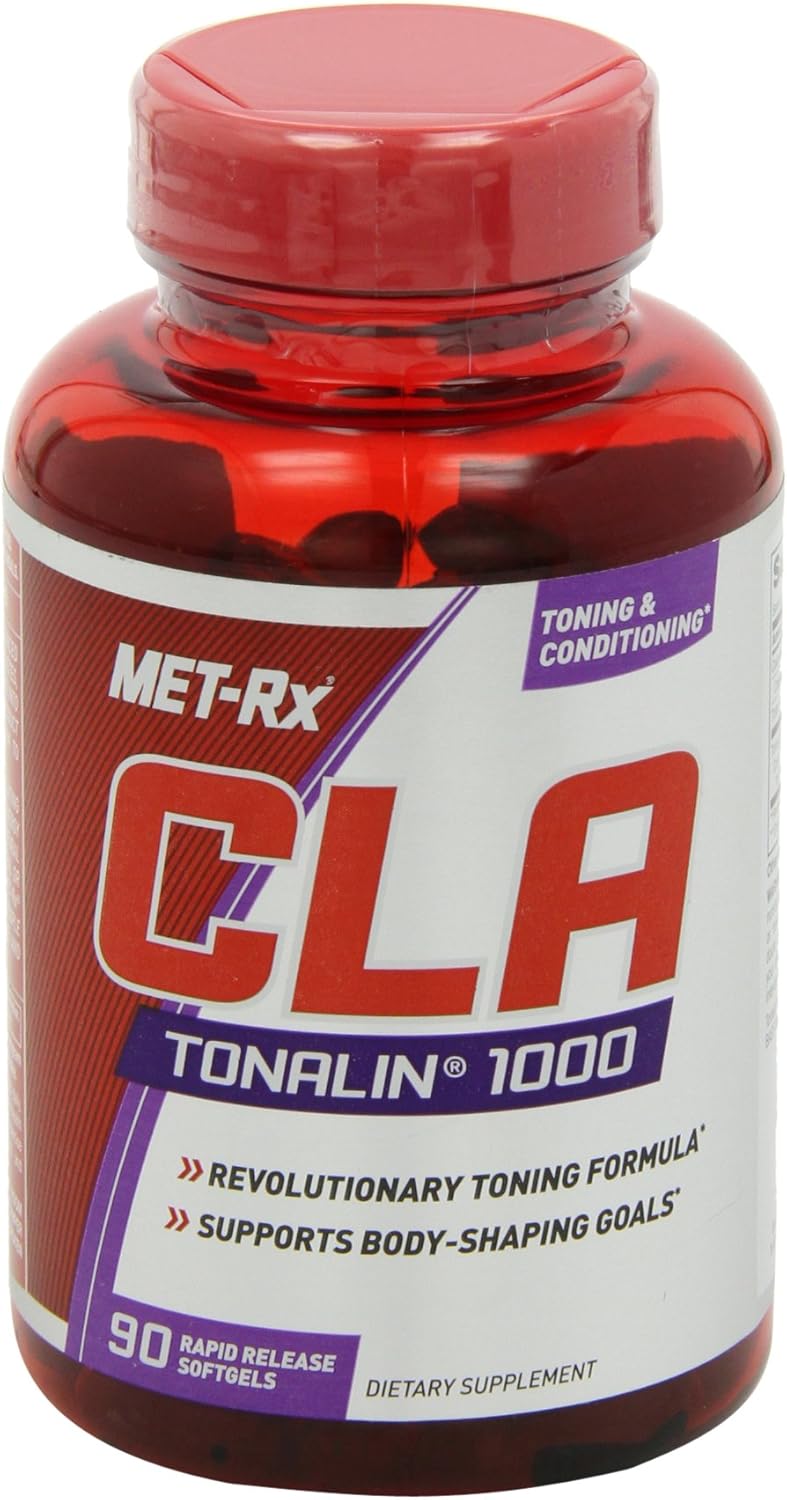 MET-Rx CLA Tonalin 1000 Supplement, Supports Weight Loss and Toning, 90 Softgels: Health & Personal Care