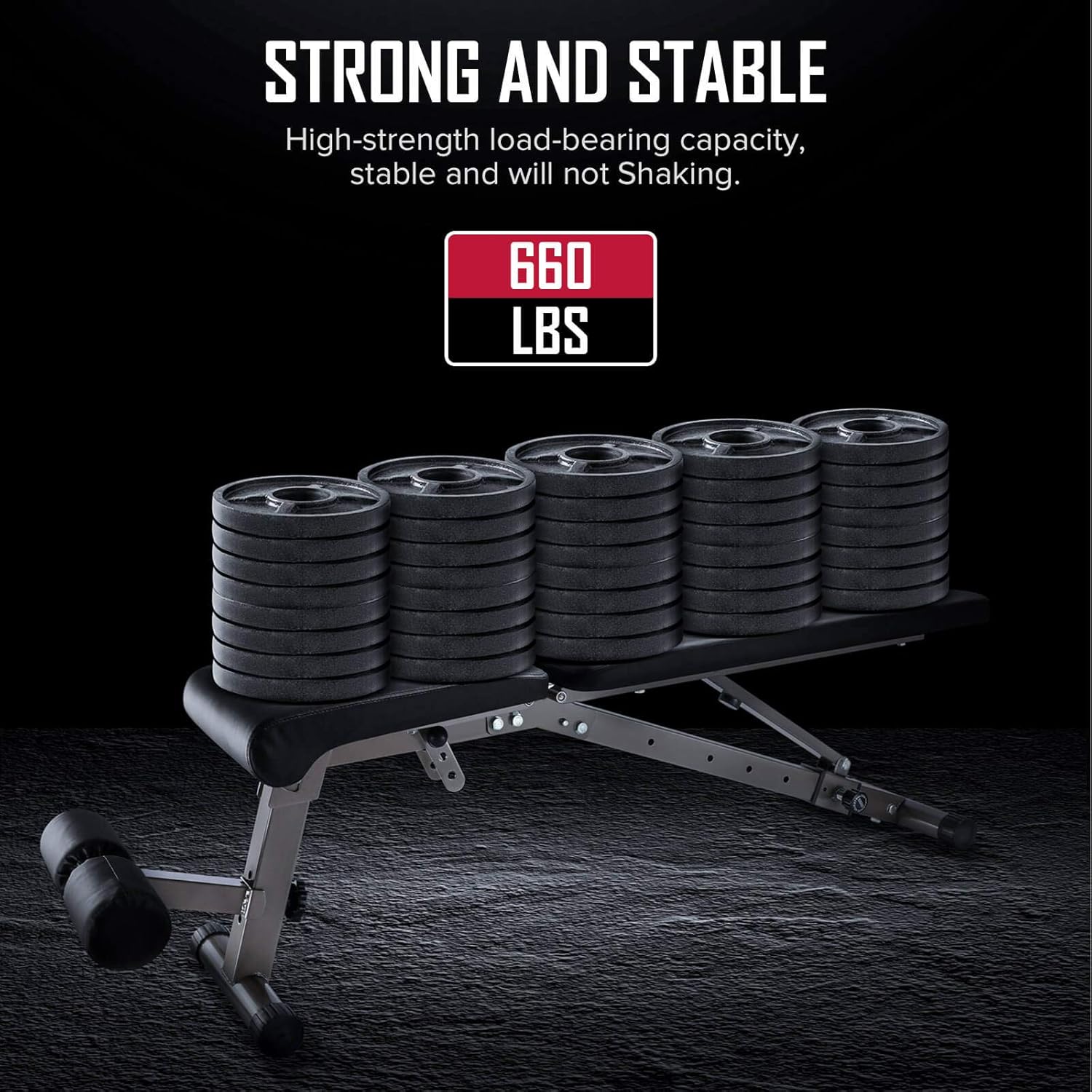 UeeVii Adjustable Weight Bench, Workout Bench Foldable, Bench Press Weight Bench, Strength Training Adjustable Benches for Full Body Workout Weight Lifting : Sports & Outdoors