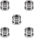 Neewer&reg; 5 Pieces Metal 1/4" to 3/8" Convert Screw Adapter Reducer Bushing for Camera Tripod Monopod Ballhead