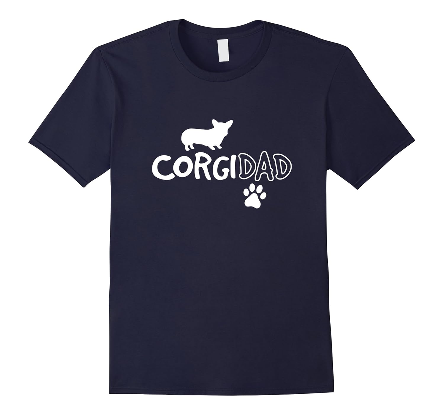 Mens Corgi Dad Shirt Funny Cute Dog Pet Owner Adopt Rescue Gift-ANZ