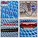 Rep V2 Blue/Red Battle Rope, 1.5 inch - 30 ft
