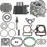 Cylinder Head Piston Gasket Top End Repair Kit Replacement for Honda CRF70 ATC70 XR70 TRX70 XL70 SL70 CT70 12101-GB0-910