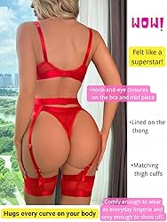 Kaei&Shi Garter Belt Thong Lingerie For