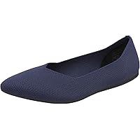 DREAM PAIRS Women’s Comfortable Ballet Dressy Work Pointed Toe Knit Flats Shoes