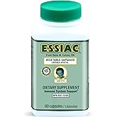 ESSIAC Tea All-Natural Herbal Extract Capsules โ 60 Capsules | Powerful Antioxidant Blend to Help Promote Overall Health & Well-Being | Original Formula Since 1922