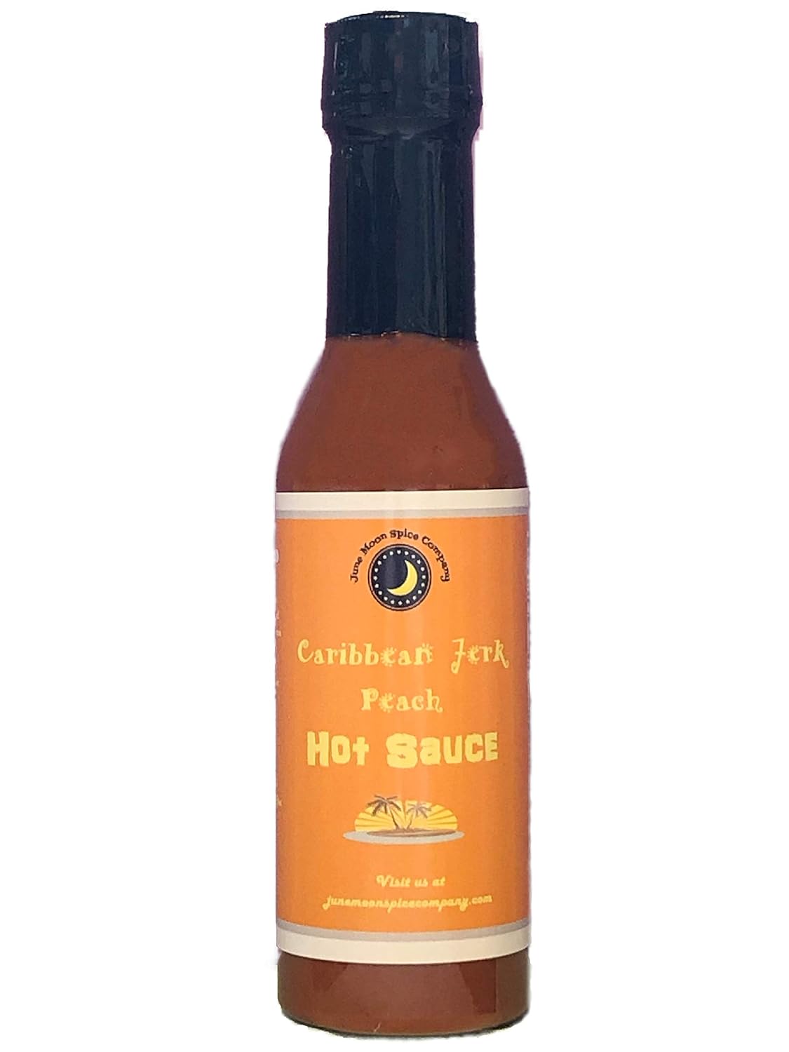 Premium | Caribbean Jerk Peach HOT SAUCE | Calorie Free | Fat Free | Saturated Fat Free | Cholesterol Free | Sugar Free | Crafted in Small Batches with Farm Fresh Herbs for Premium Flavor and Zest