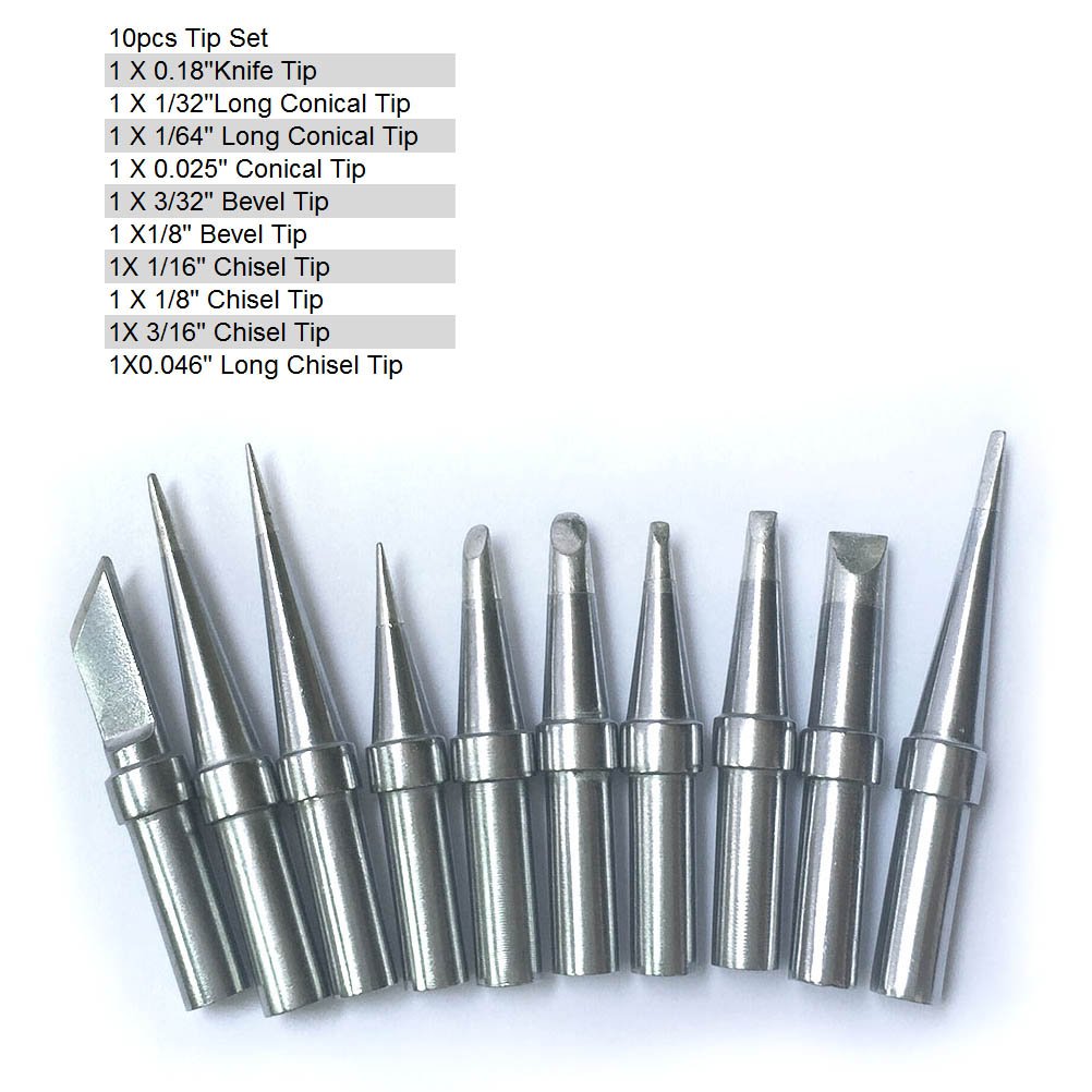 Quality ShineNow Replacement Tips for Weller ET Tip WES51 WESD51 WCC100