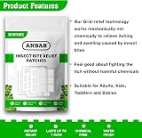 Anbar Bug Bite Itch Relief Patches 36 Pcs Natural Deet-Free Waterproof view 4