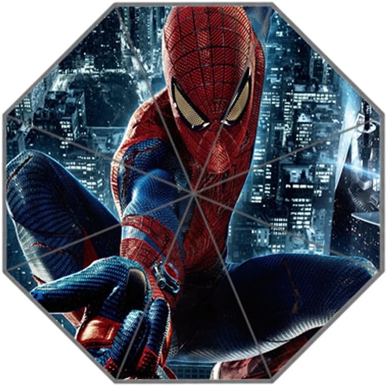 ScottShop Spider Man Custom Generic Foldable Umbrella Sun Rain Anti-UV