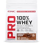 GNC Pro Performance 100% Whey 2.0, Chocolate Supreme, 13 Oz, 12 Servings | Whey Protein Powder, Gluten-Free, Easy-to-Mix, Sports Nutrition, Lean Muscle Mass Support Routines