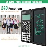 NEWYES 82MS PLUS Scientific Calculator with Writing Tablet 240 Functions Solar view 2