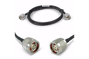 Proxicast 3 ft N Male to N Male Premium 240 Series Low-Loss Coaxial Cable (50 Ohm) for 4G LTE, 5G Modems/Routers, Ham, ADS-B,