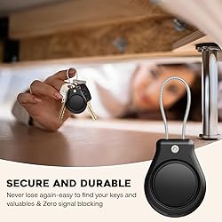 Waterproof AirTag Keychain Holder, Air tag Lock