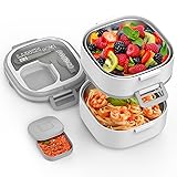 PEDECO Double Layer Kid Bento Box,removable lunch