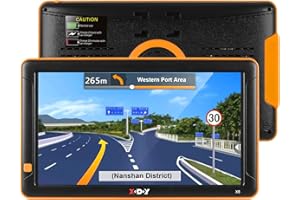 XGODY GPS Navigator for Car 9 inch Latest 2024 Map Truck GPS Bluetooth Big Touchscreen GPS Navigator AV-in GPS Satellite Navigator