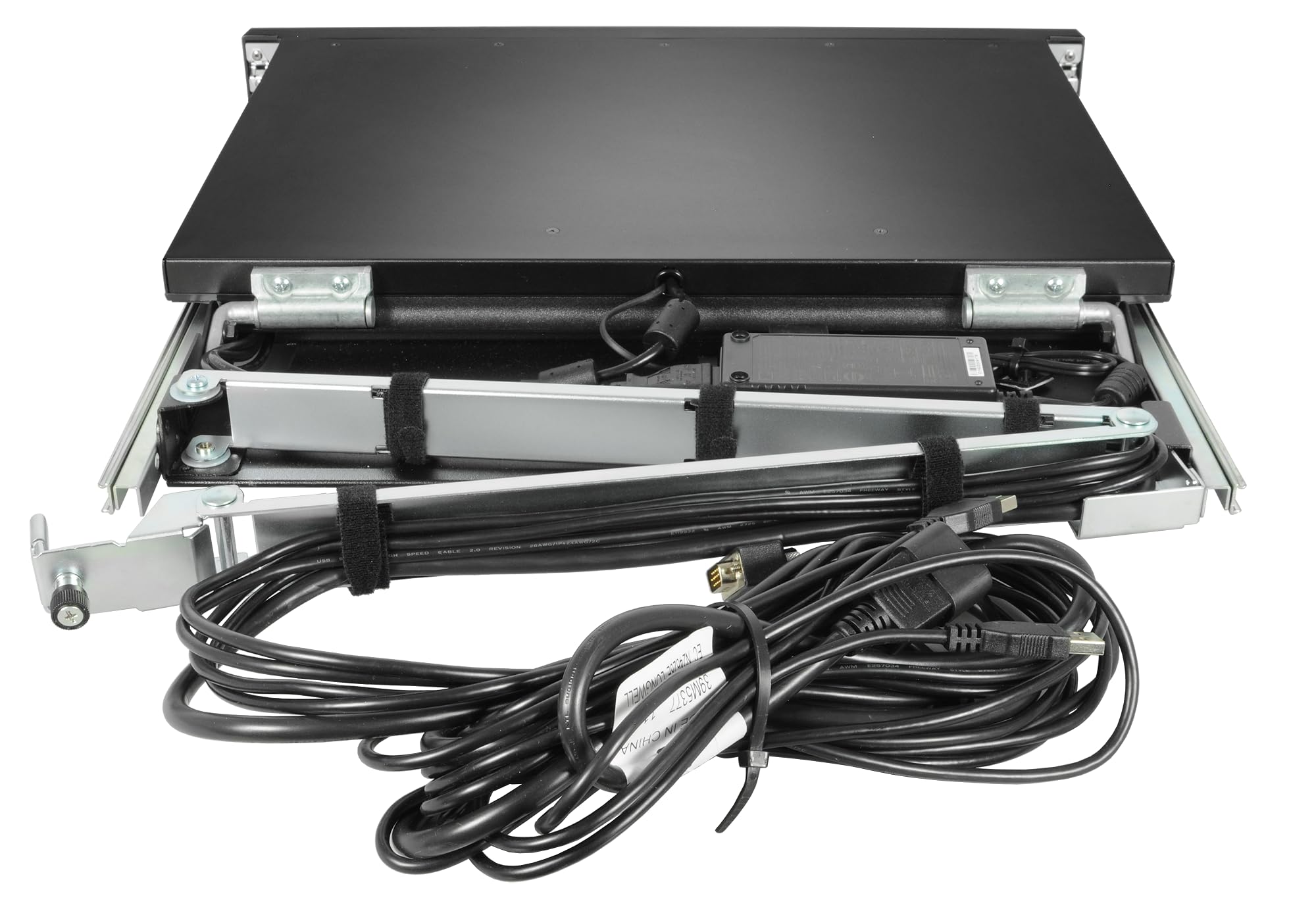 Avocent KVM Rack Mount Console| 1U LCD Tray | 18.5” LCD Widescreen| 1600 X 1200 Resolution (LRA185KMM-G01)
