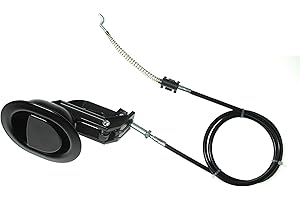 KUANYUOO Sturdy Universal All-Metal Sofa Chair Recliner Release Pull Handle Replacement Parts with Cable (Exposed Adjustable 4.5" to 4.9"), Fits Ashley, Lazy Boy and Most Manufacturer Brand