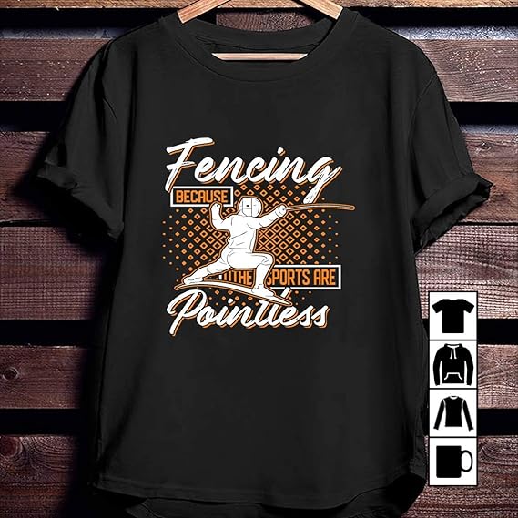 Amazon フェンシングフェンシング無意味tシャツ半袖tシャツティーズユース Tシャツ カットソー 通販