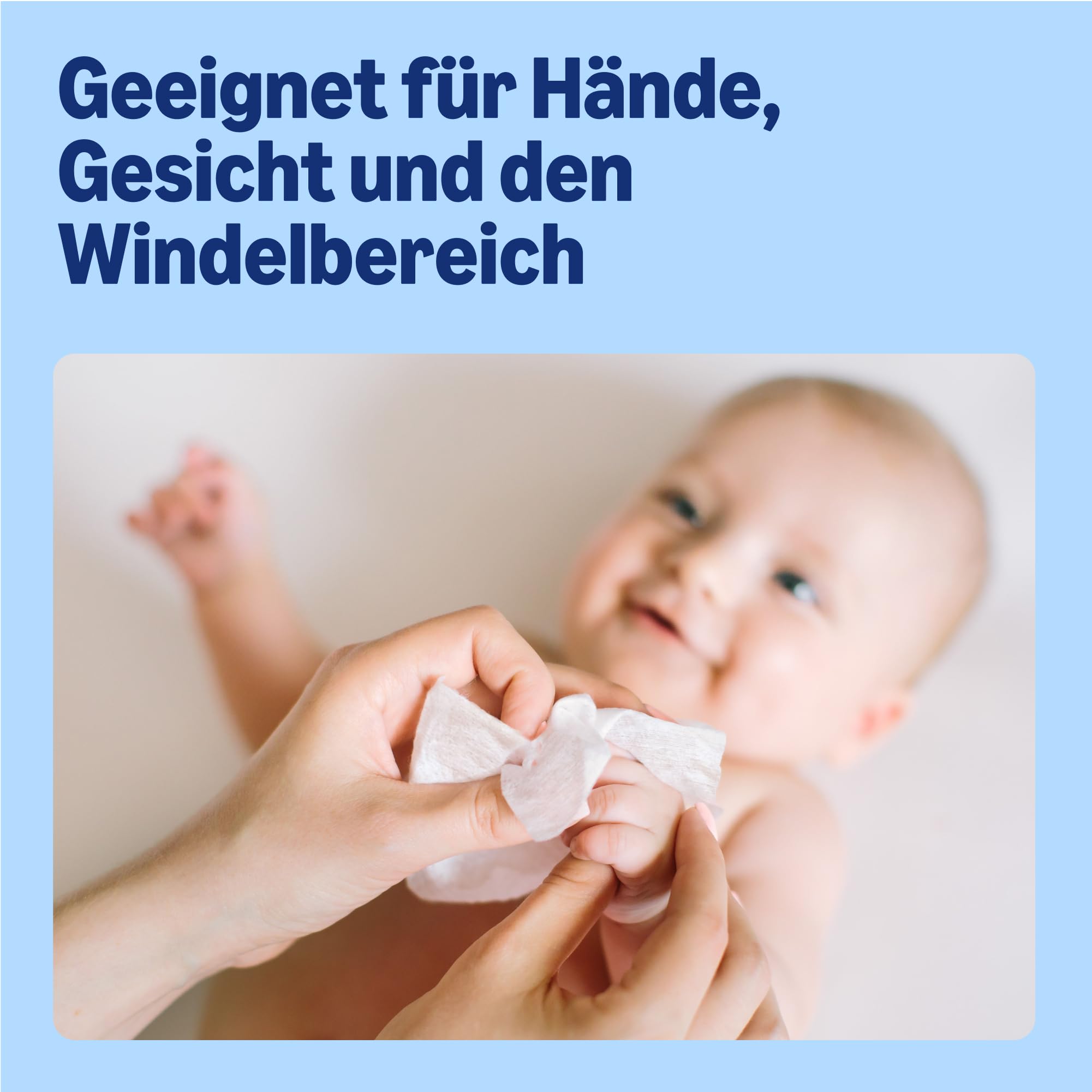 by Amazon Ultrasensitive Babyfeuchttücher, 100% pflanzliche Fasern, 99% Wasser, 1080 Tücher, Unparfümiert, 18 Packungen à 60 Stück 4