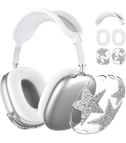 Amazon.com: Rhinestones Spider Web AirPods Max Cover Glittering