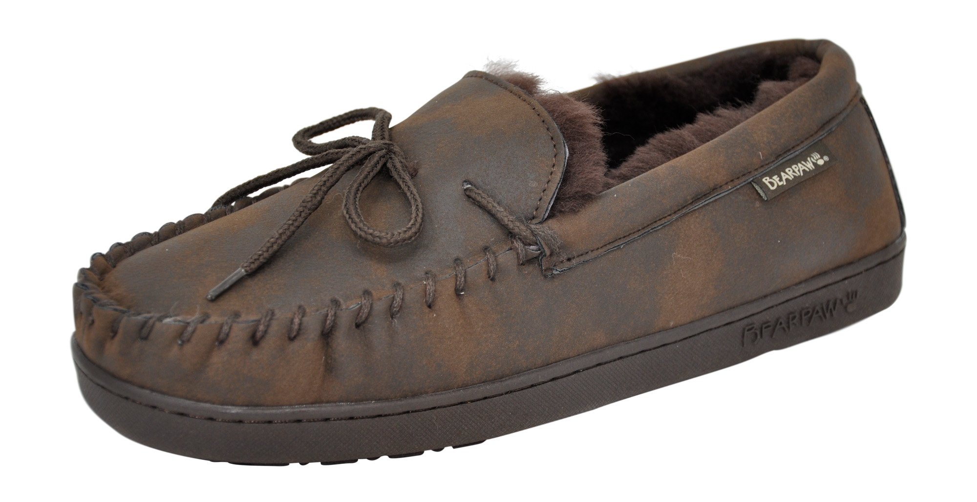 bearpaw mens moccasin slippers