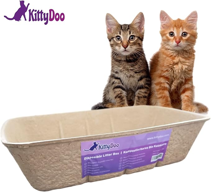 KittyDoo 1Pack Odorless Cat Litter Box Disposable Tray Amazon.co.uk Pet Supplies